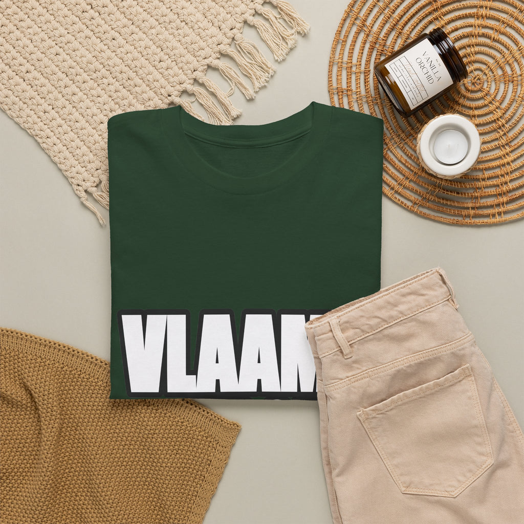 VLAAMS & TROTS Unisex T-shirt | Vlaamse Trots | VlaamseKracht®