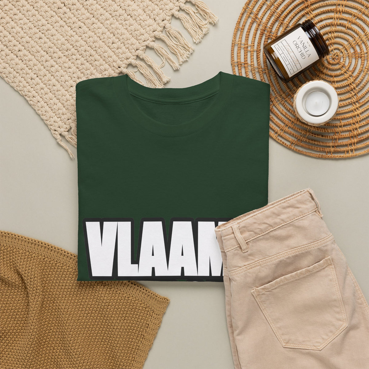 VLAAMS & TROTS Unisex T-shirt | Vlaamse Trots | VlaamseKracht®