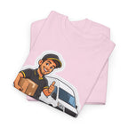 PAKJE ONDERWEG! Unisex T-shirt | De Pakjesbezorger | VlaamseKracht®