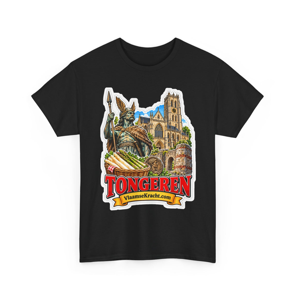 TONGEREN Unisex T-shirt | Nieuw ontwerp | VlaamseKracht®