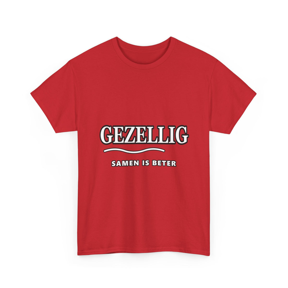 GEZELLIG Unisex T-shirt | Vlaamse Gezelligheid | VlaamseKracht®