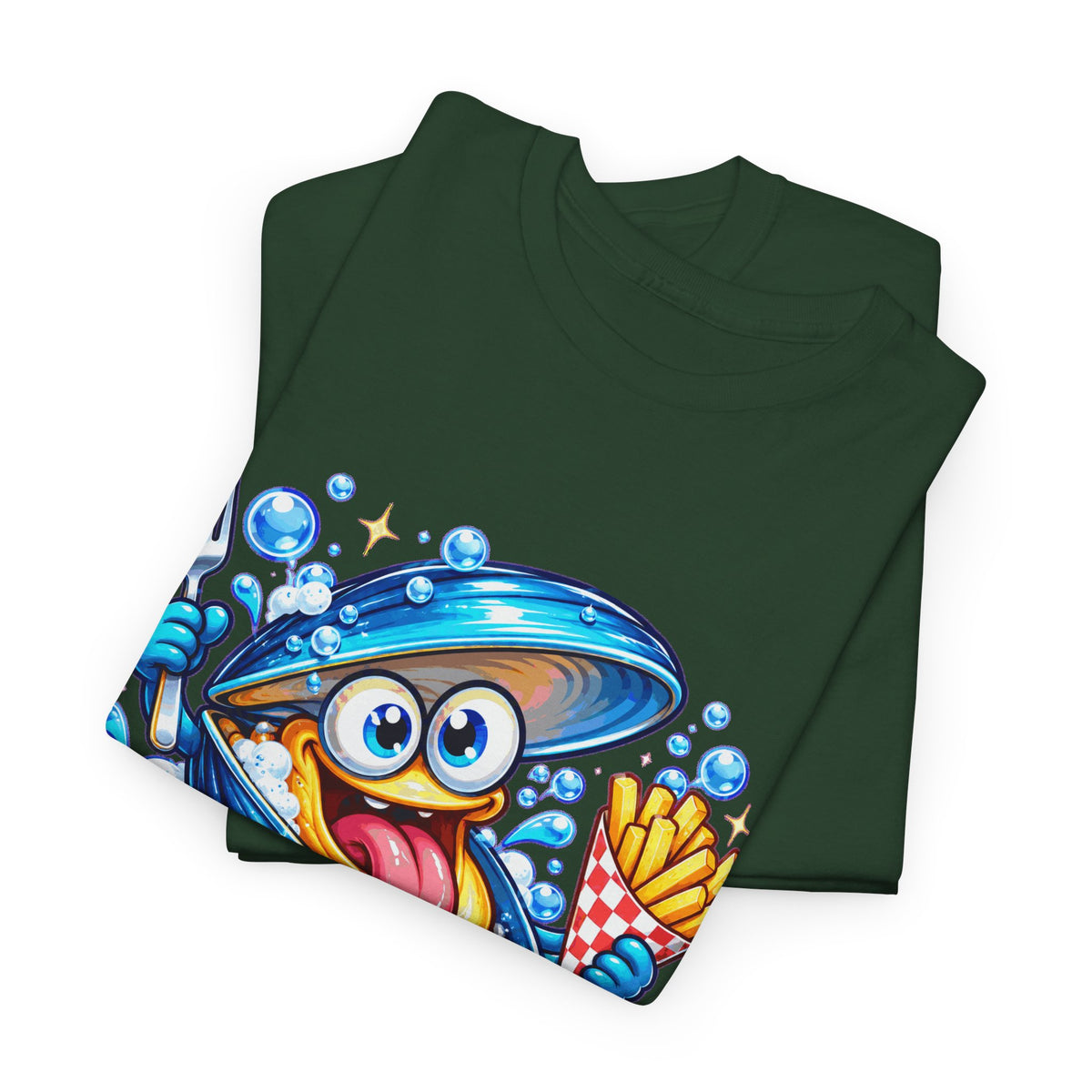 MONSTER MOSSEL! Unisex T-shirt | Cartoon | VlaamseKracht®