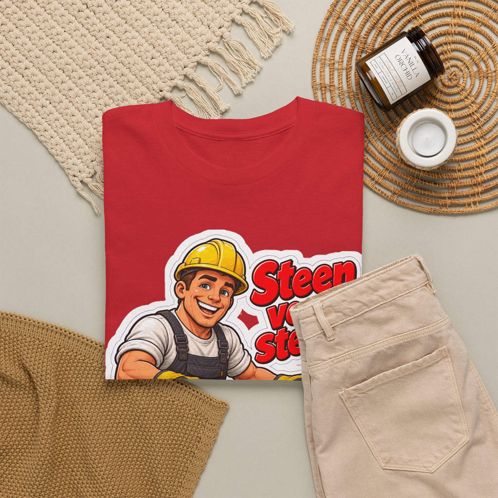 STEEN VOOR STEEN! Unisex T-shirt | De Metselaar | VlaamseKracht®