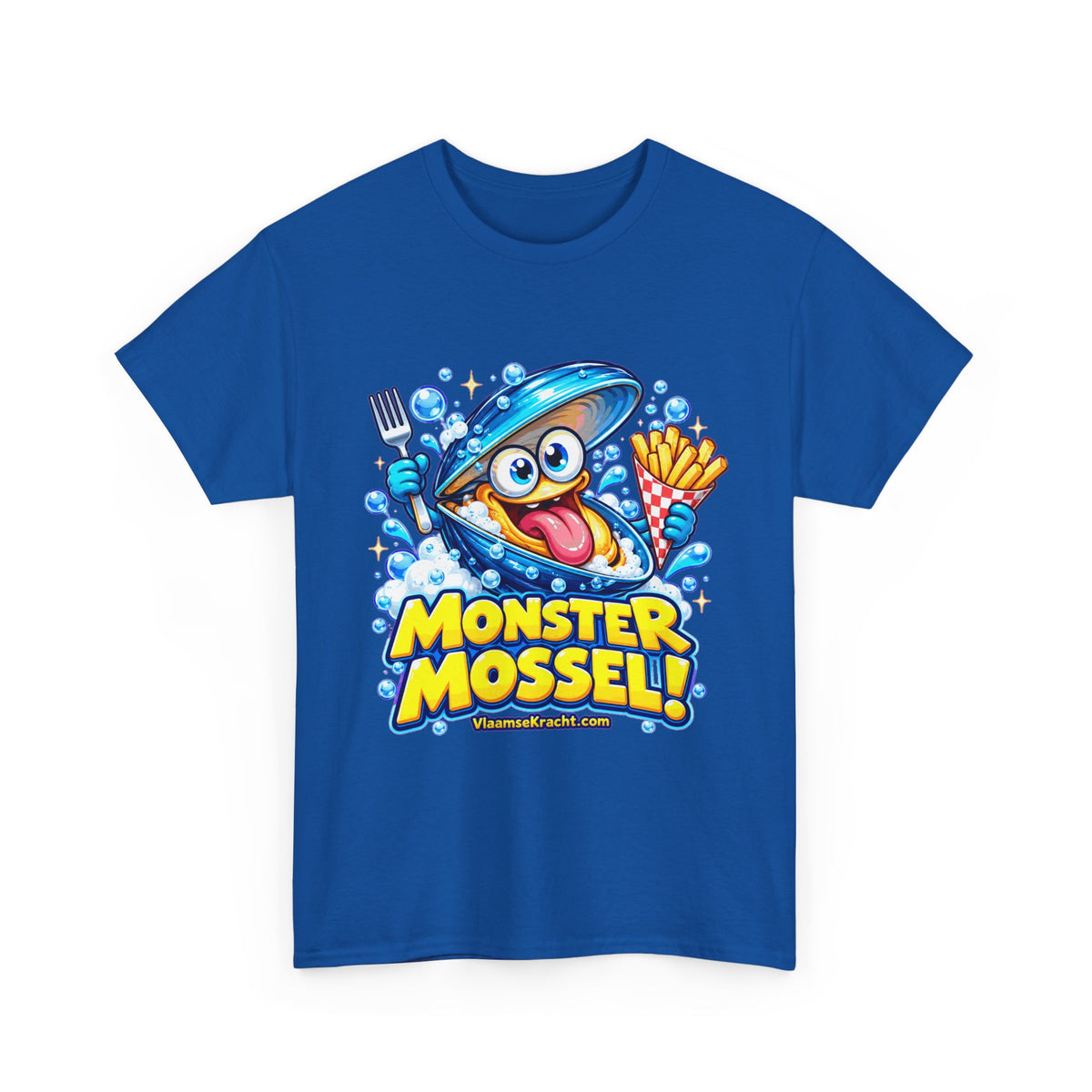 MONSTER MOSSEL! Unisex T-shirt | Cartoon | VlaamseKracht®