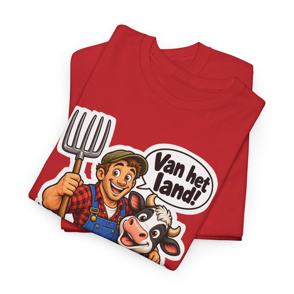 VAN HET LAND! Unisex T-shirt | De Landbouwer | VlaamseKracht®