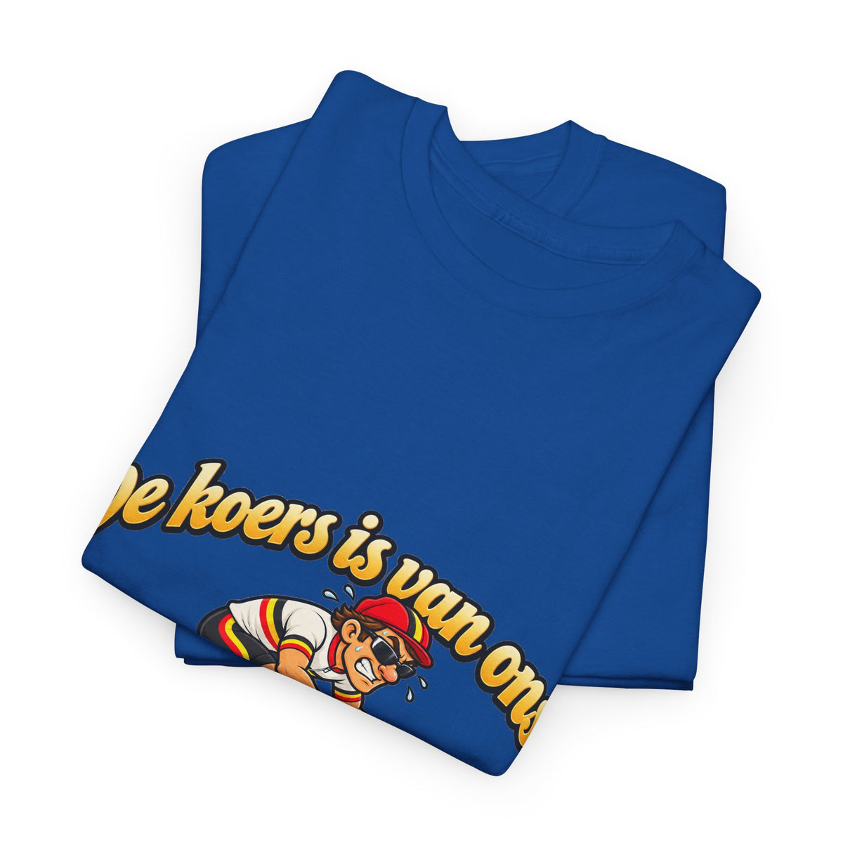 WIELRENNER Unisex T-shirt | De koers is van ons | VlaamseKracht®