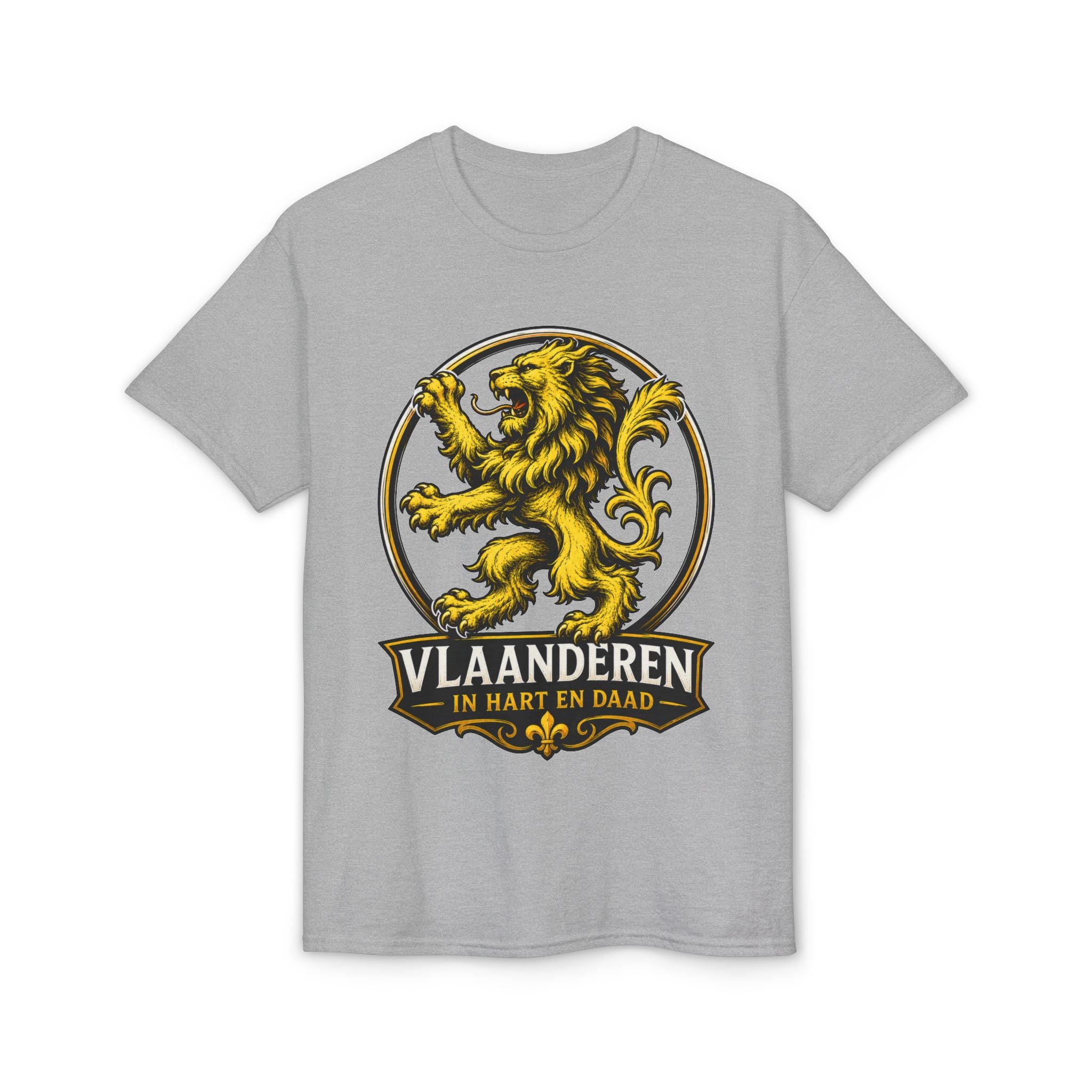 Premium Vlaamse Leeuw Unisex DryBlend® T-Shirt | VlaamseKracht®