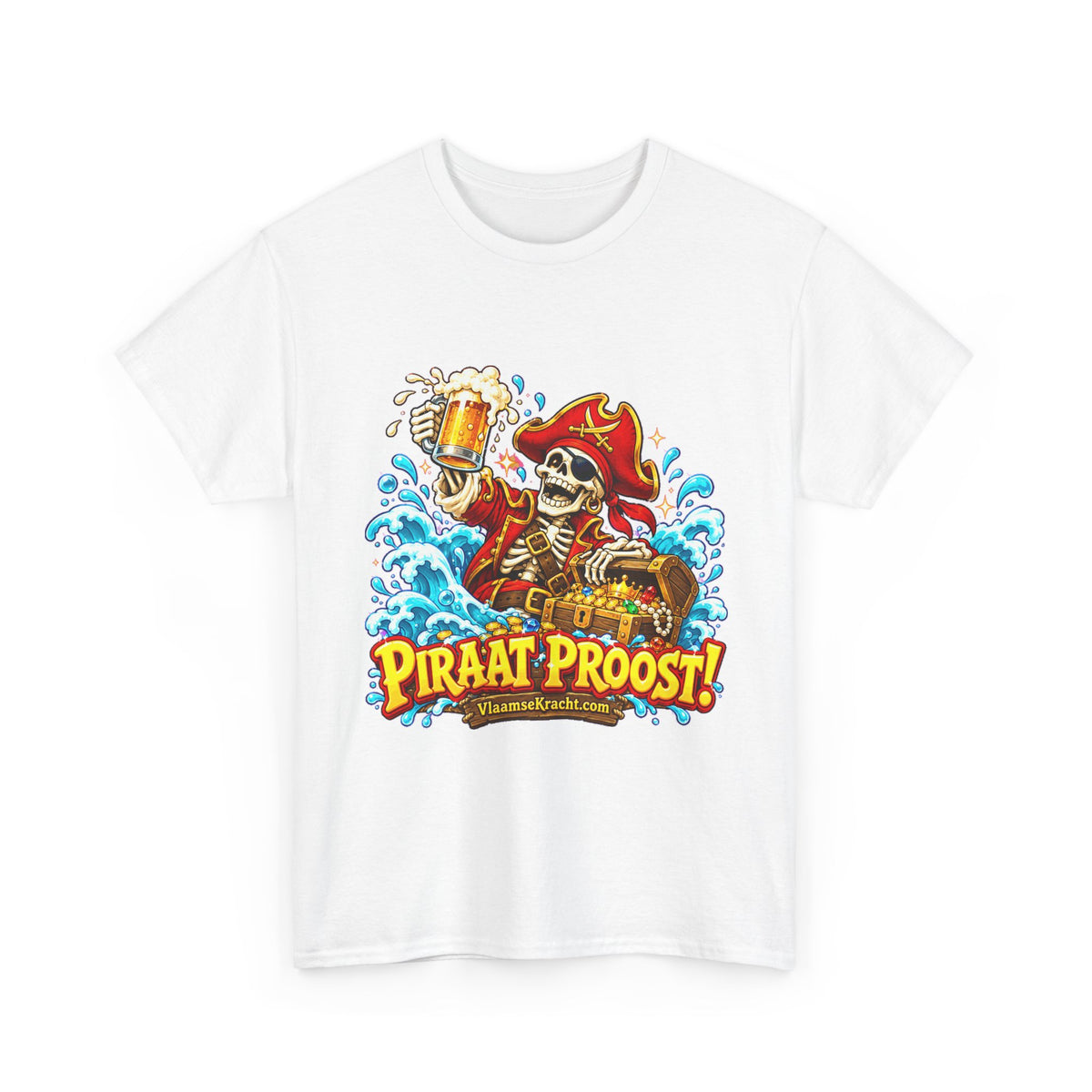 PIRAAT PROOST! Unisex T-shirt | Cartoon | VlaamseKracht®