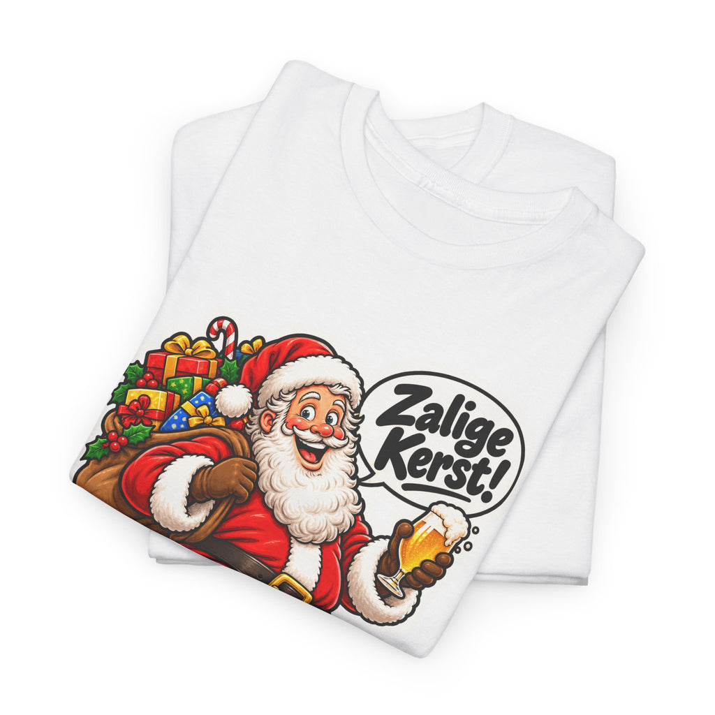 ZALIGE KERST! Unisex T-shirt | De Kerstman | VlaamseKracht®