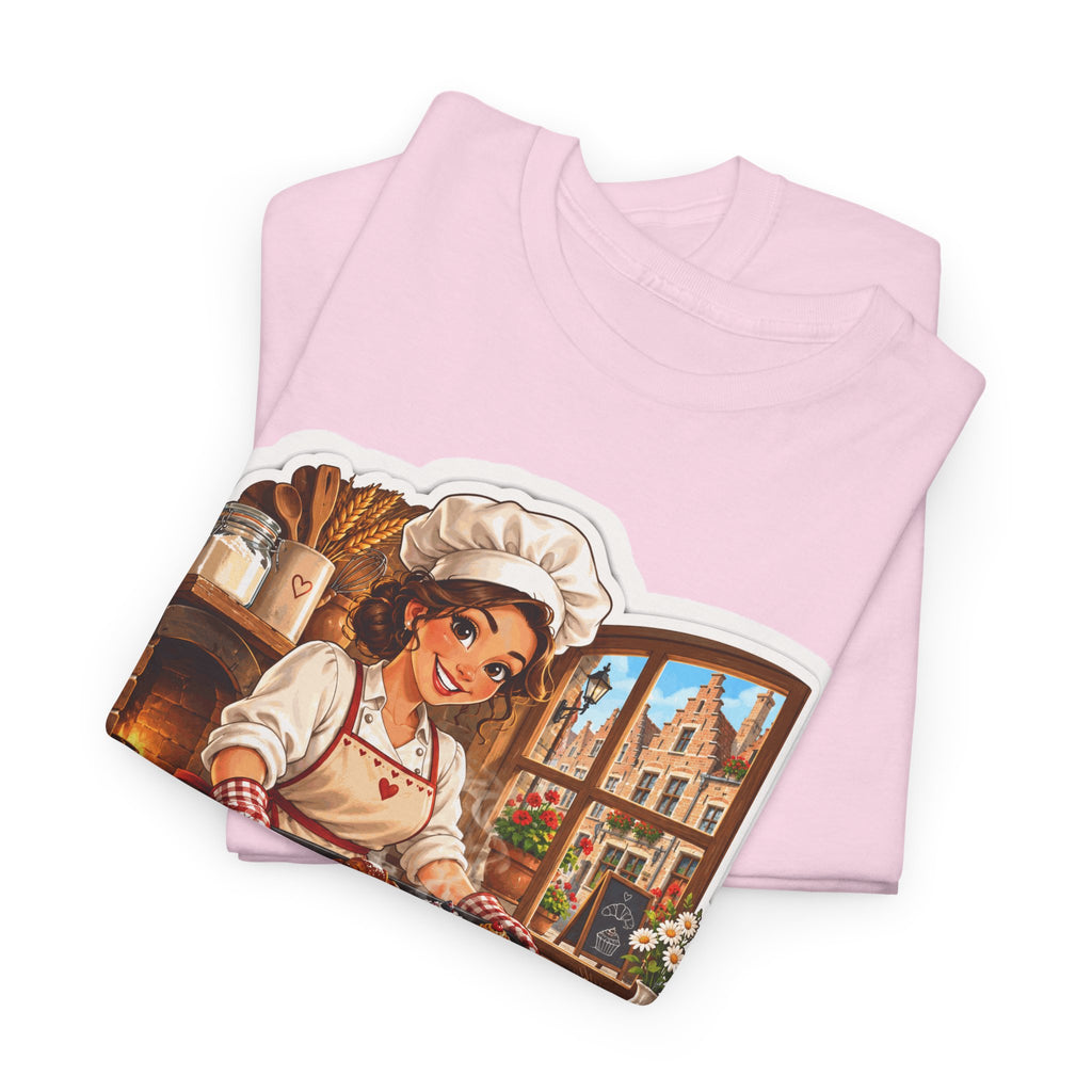 AMBACHT MET LIEFDE! Unisex T-shirt | De Bakster | VlaamseKracht®