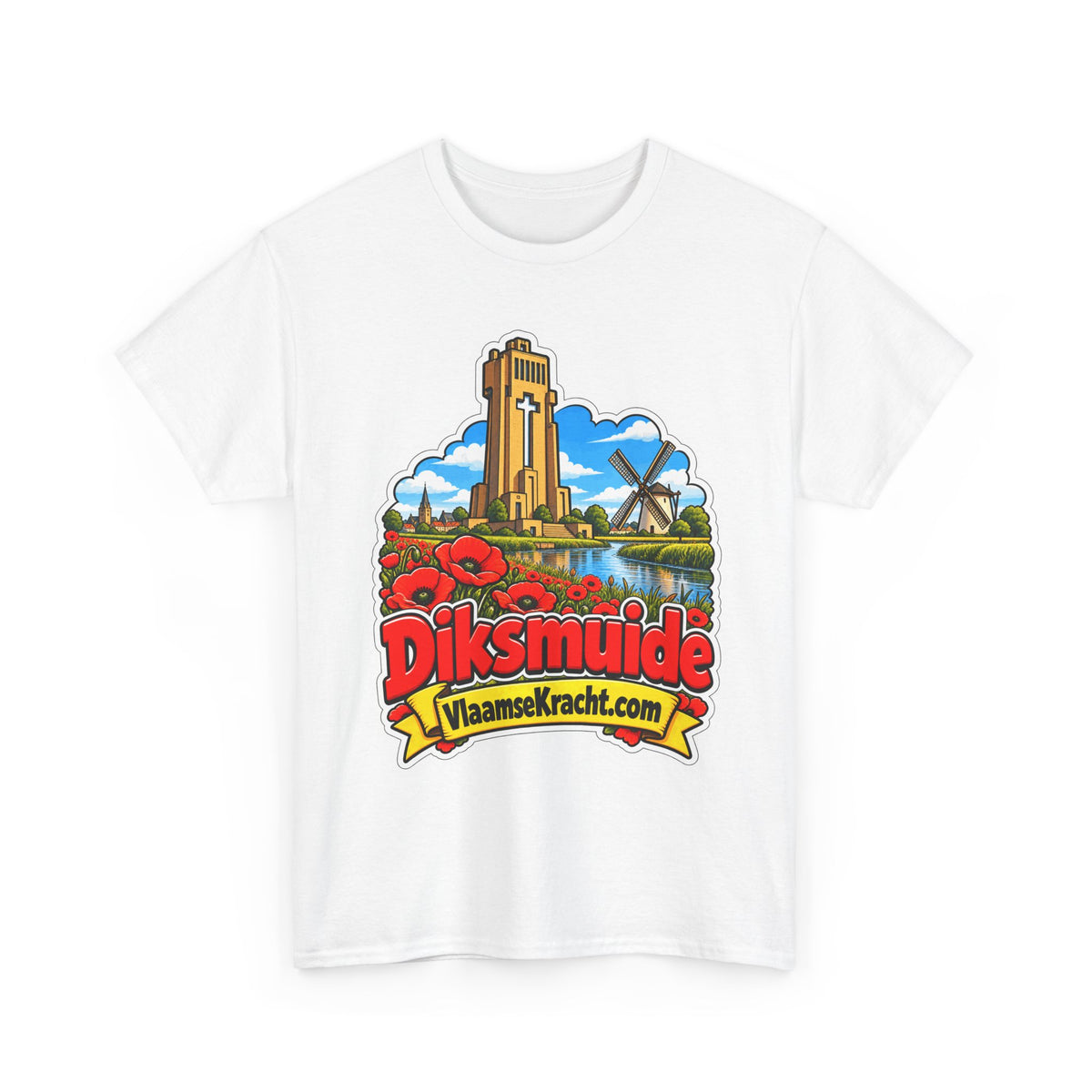 DIKSMUIDE Unisex T-shirt | Vlaamse Stad | VlaamseKracht®