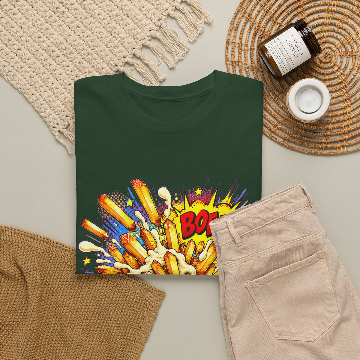 BOEM! PATAT! Unisex T-shirt | Pop Art | VlaamseKracht®
