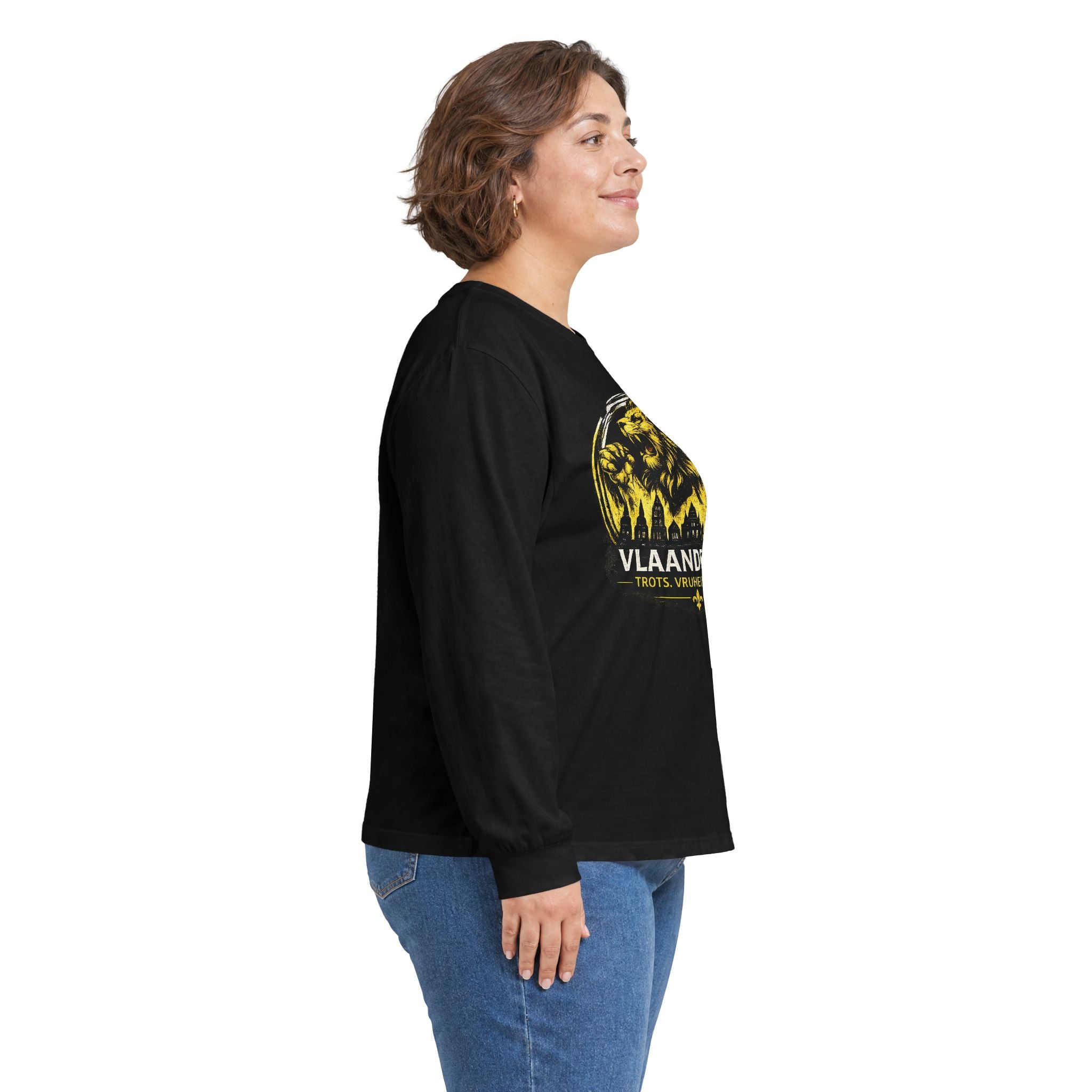 Premium Vlaamse Leeuw Vlaanderen Color Edition T-Shirt | In Hart en Daad | Unisex  | VlaamseKracht®