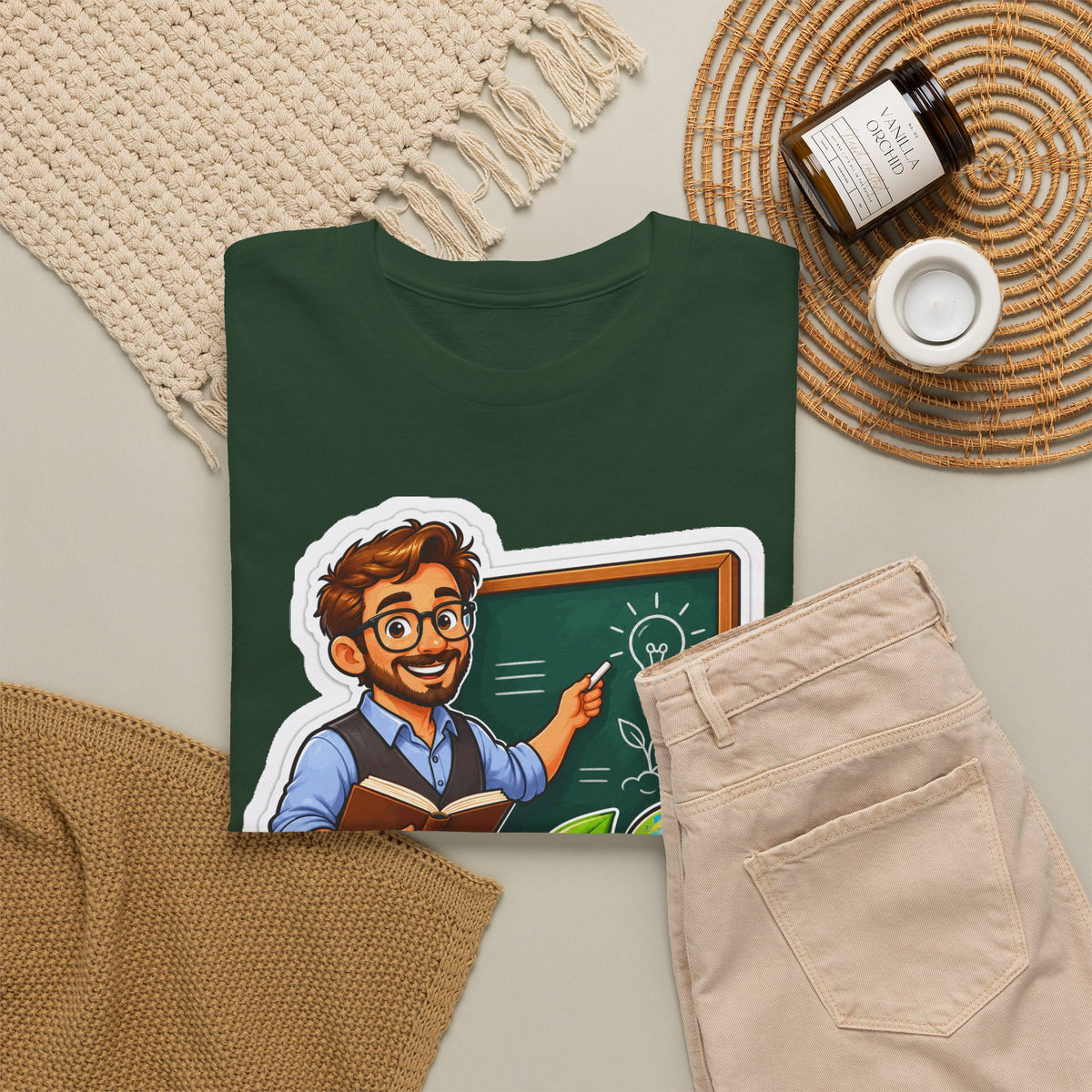 LEREN IS GROEIEN! Unisex T-shirt | De Leraar | VlaamseKracht®