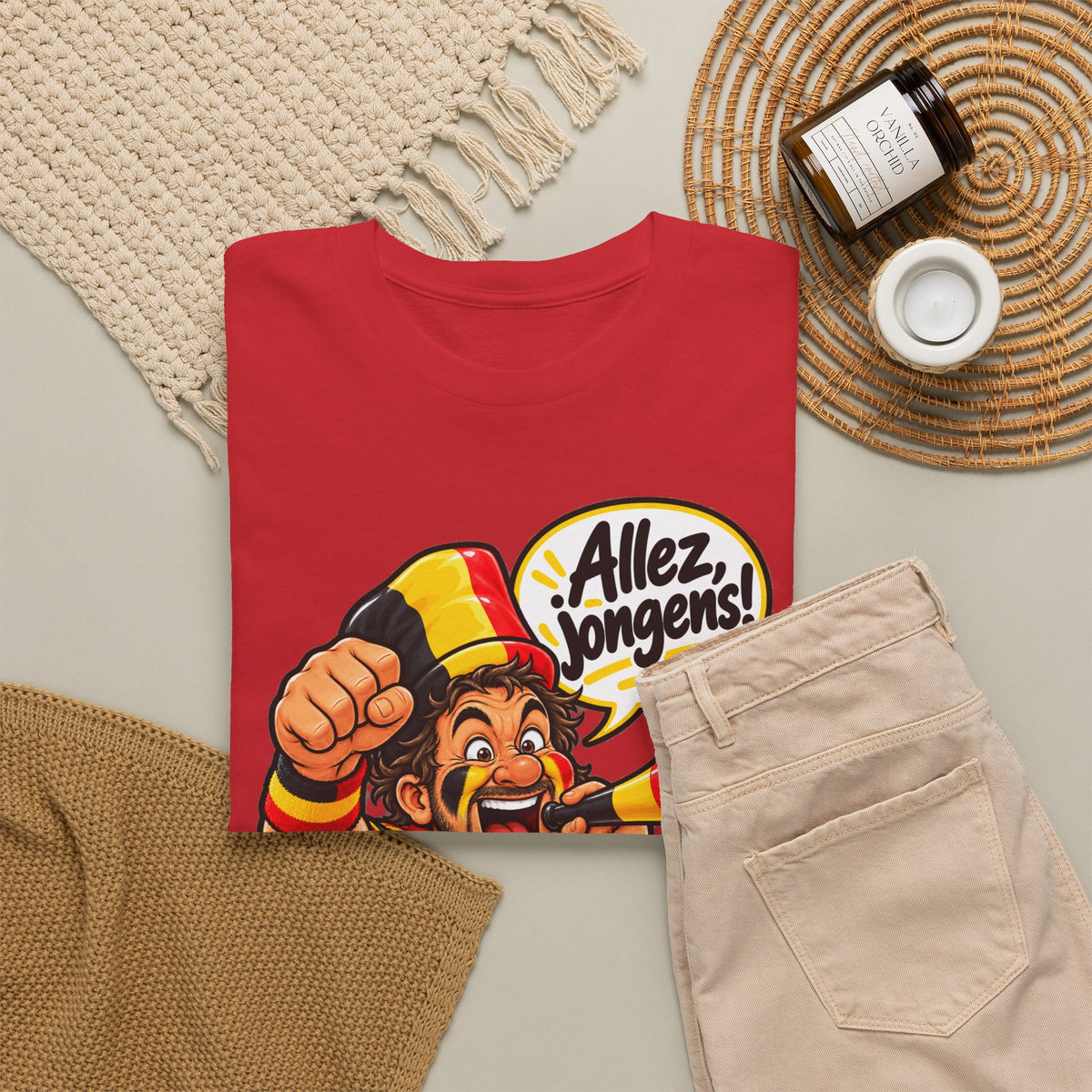 ALLEZ, JONGENS! Unisex T-shirt | Belgische Supporter | VlaamseKracht®