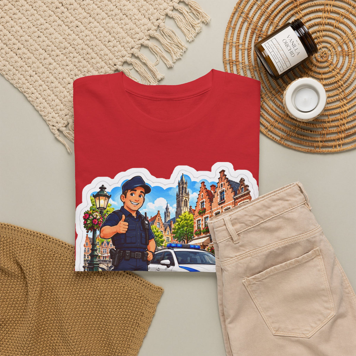 SAMEN VEILIG! Unisex T-shirt | De Agent | VlaamseKracht®