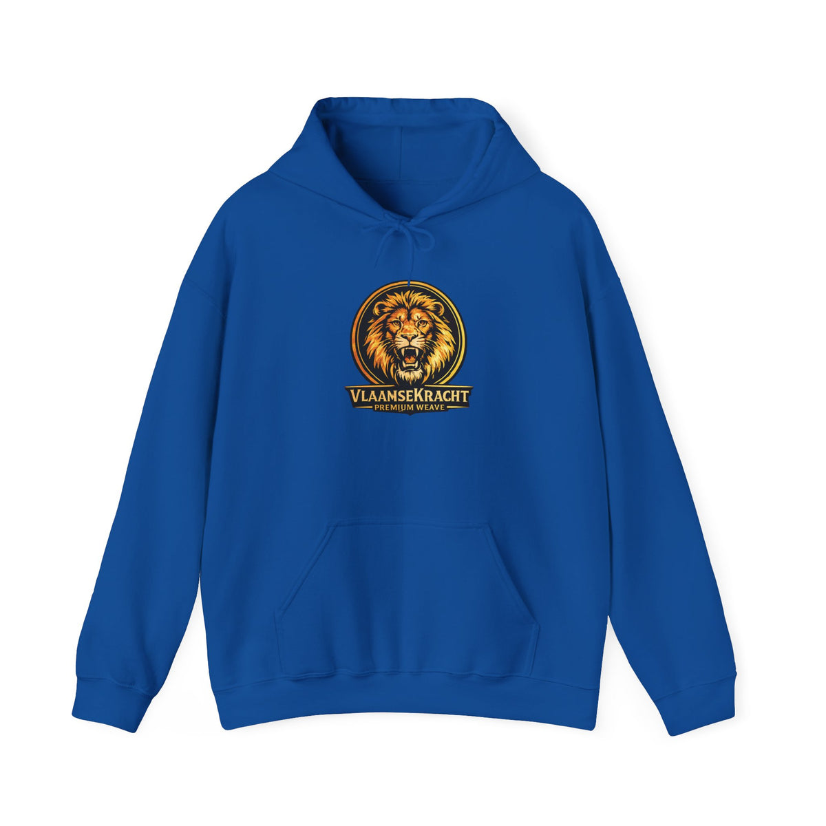 Lion Crest Hoodie - Vlaankerkracht Vintage Lion Emblem Sweatshirt