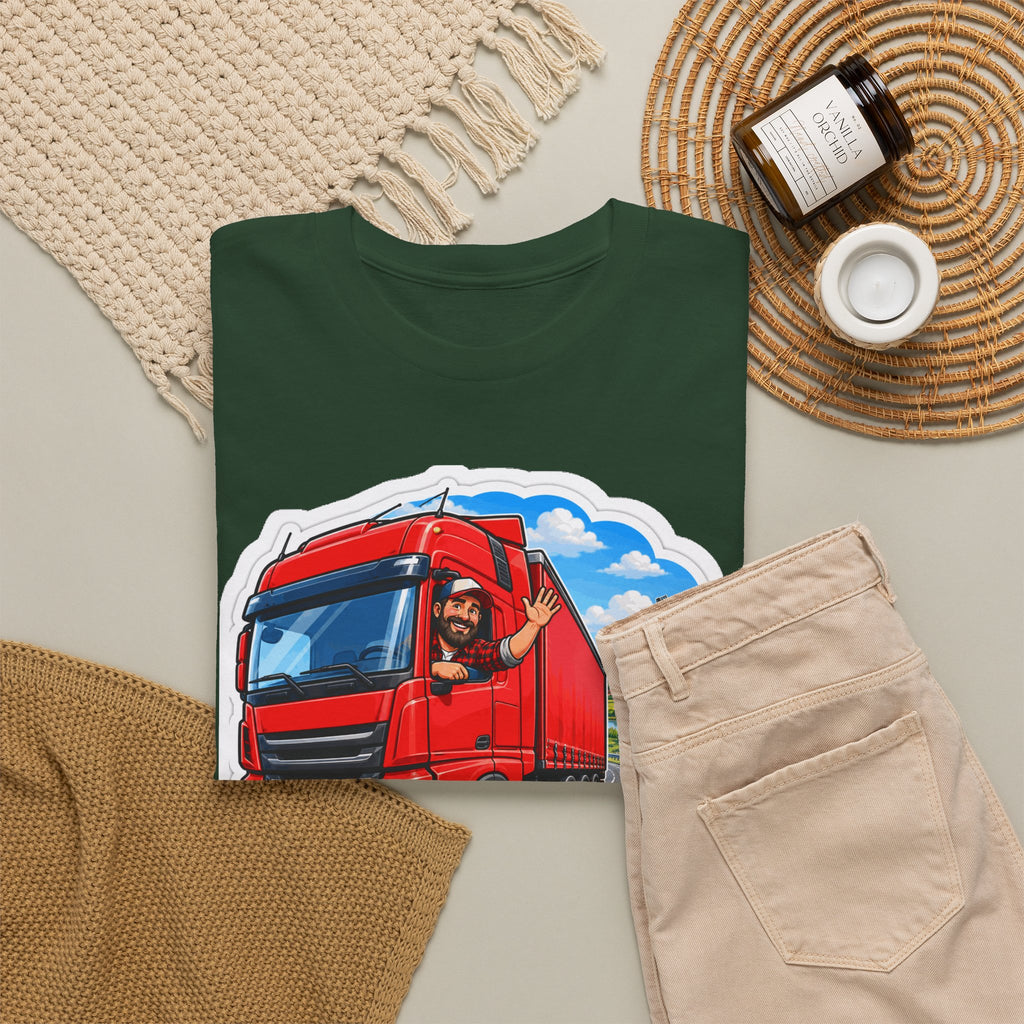 KILOMETERS KRACHT! Unisex T-shirt | De Trucker | VlaamseKracht®
