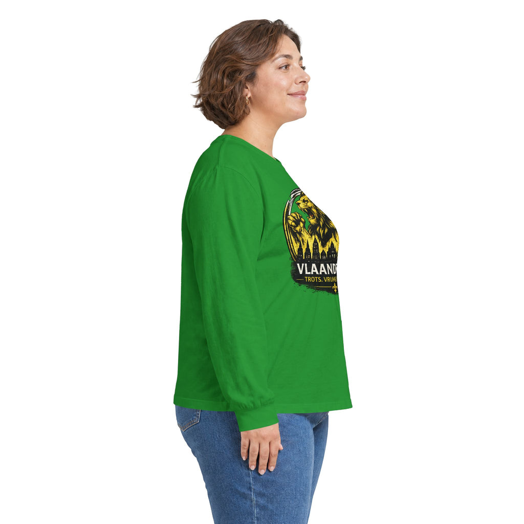 Premium Vlaamse Leeuw Vlaanderen Color Edition T-Shirt | In Hart en Daad | Unisex  | VlaamseKracht®