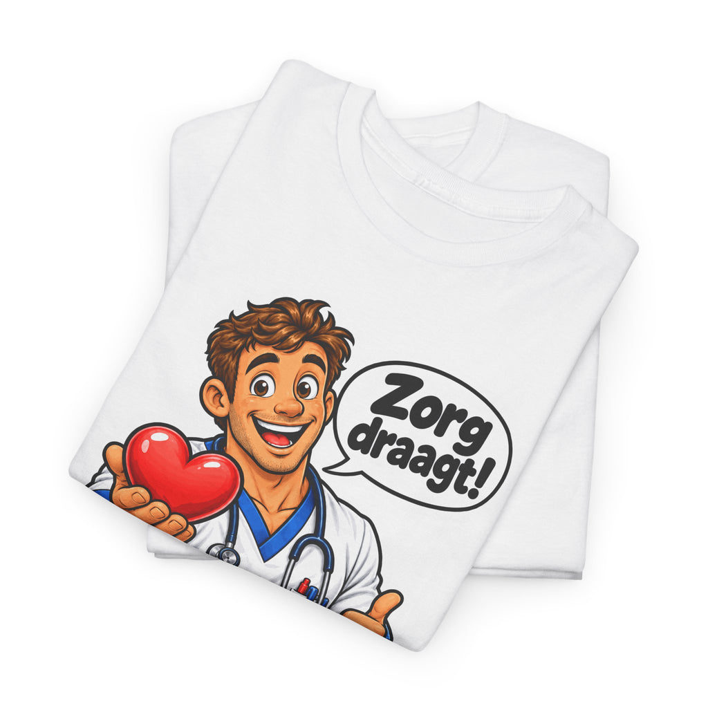 ZORG DRAAGT! Unisex T-shirt | De Verpleger | VlaamseKracht®