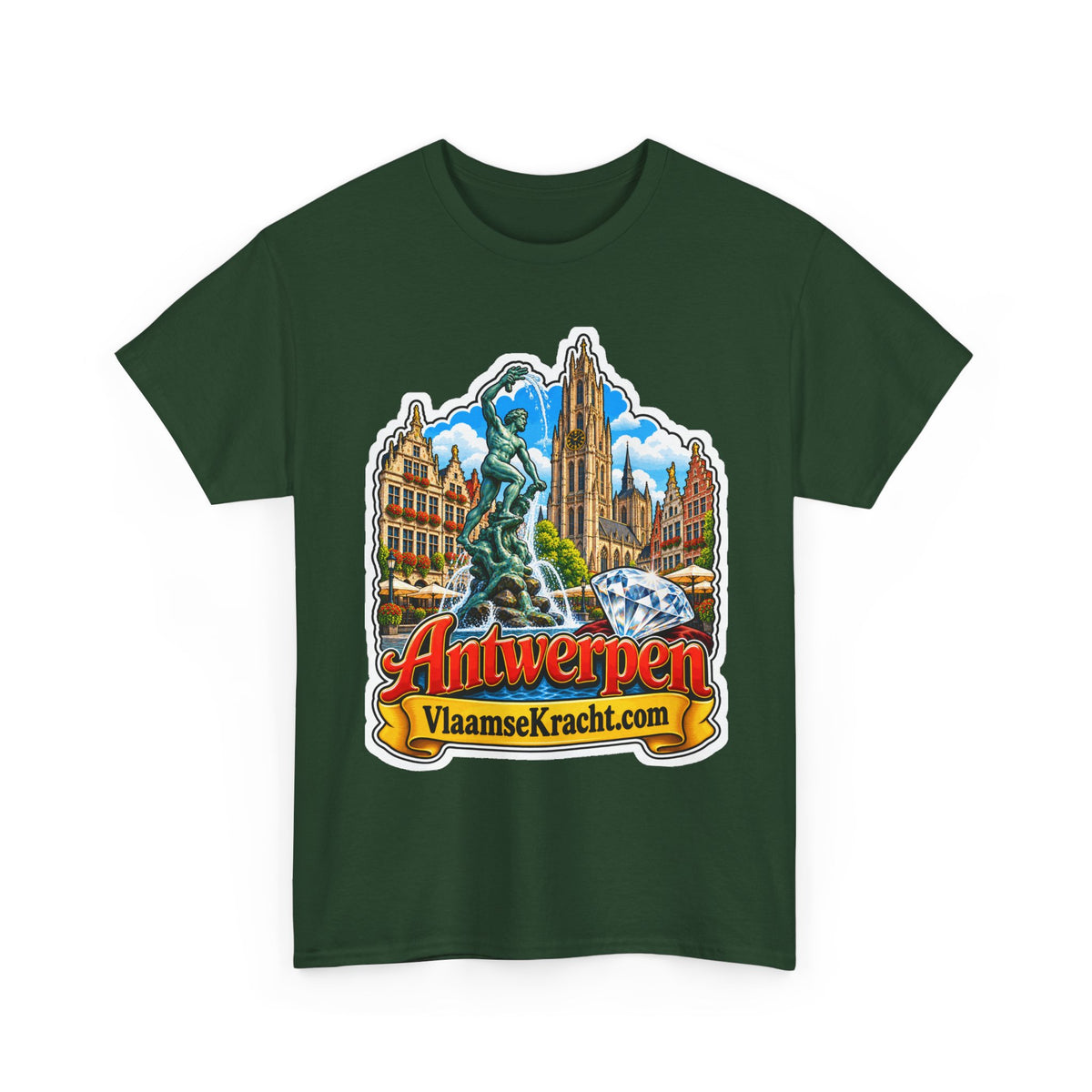 ANTWERPEN Unisex T-shirt | Vlaamse Stad | VlaamseKracht®