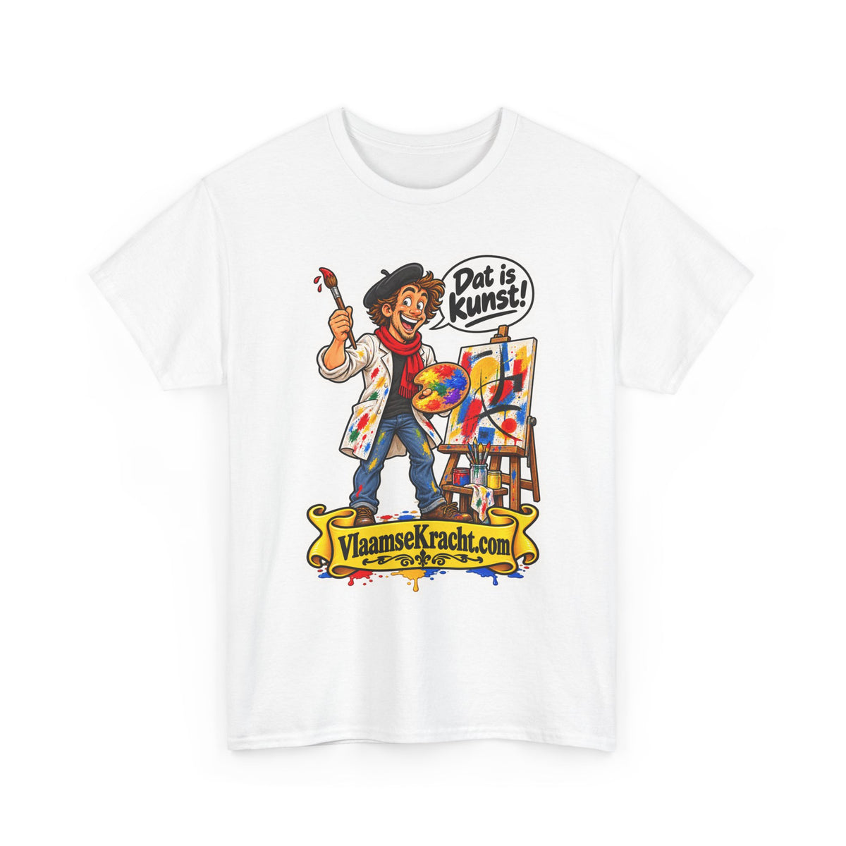 DAT IS KUNST! Unisex T-shirt | De Kunstenaar | VlaamseKracht®