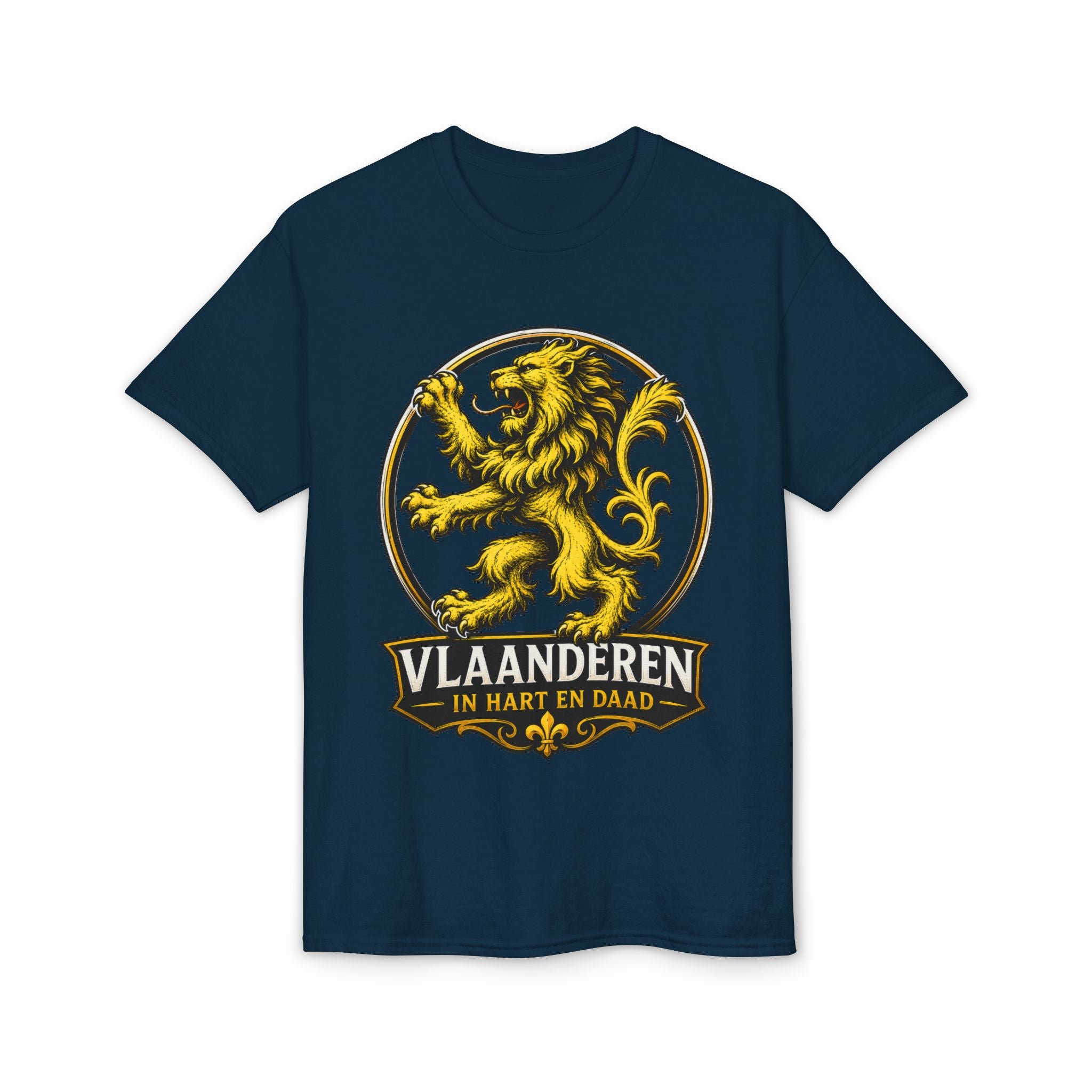 Premium Vlaamse Leeuw Unisex DryBlend® T-Shirt | VlaamseKracht®
