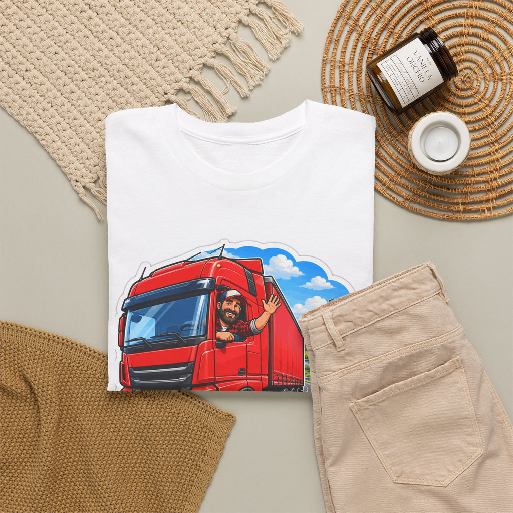 KILOMETERS KRACHT! Unisex T-shirt | De Trucker | VlaamseKracht®