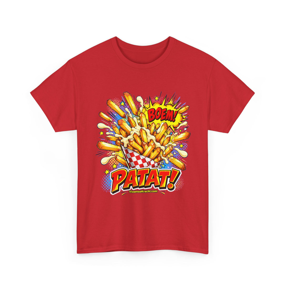 BOEM! PATAT! Unisex T-shirt | Pop Art | VlaamseKracht®