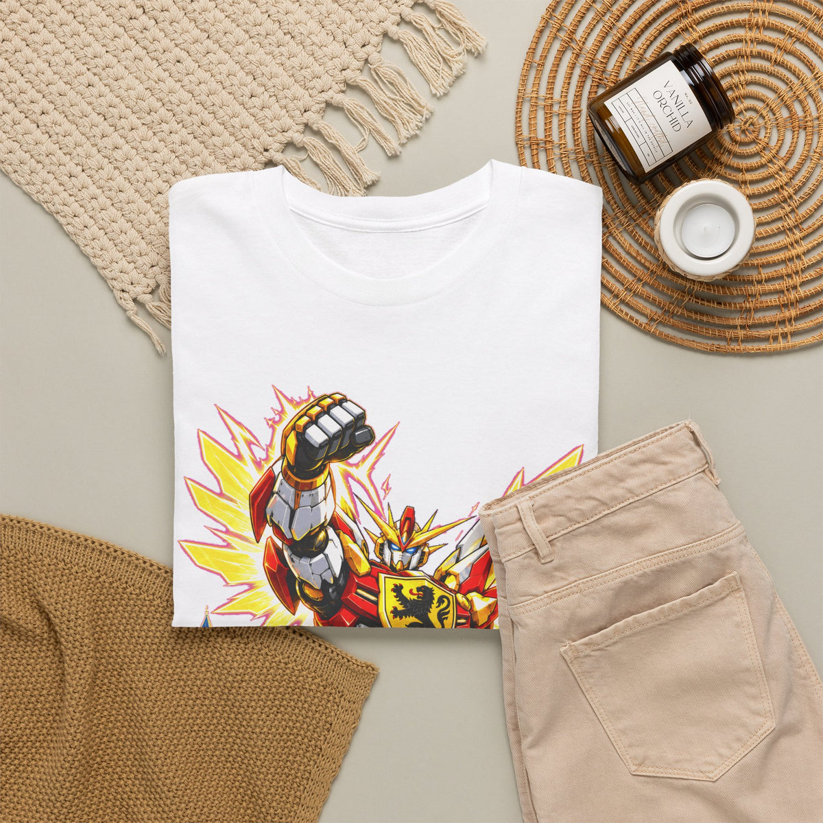 MECHA LEEUW! Unisex T-shirt | Anime | VlaamseKracht®