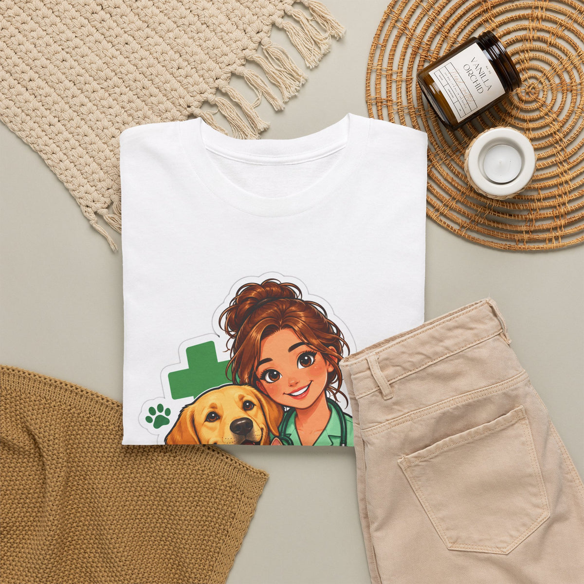 DIEREN EERST! Unisex T-shirt | De Dierenarts | VlaamseKracht®