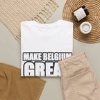 MAKE BELGIUM GREAT AGAIN Unisex T-shirt | Belgisch Statement | VlaamseKracht®
