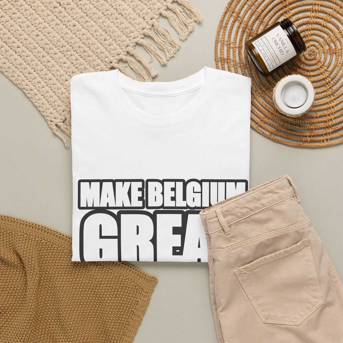 MAKE BELGIUM GREAT AGAIN Unisex T-shirt | Belgisch Statement | VlaamseKracht®