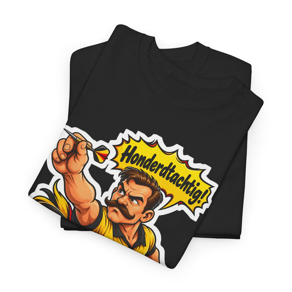 HONDERDTACHTIG! Unisex T-shirt | Darts | VlaamseKracht®