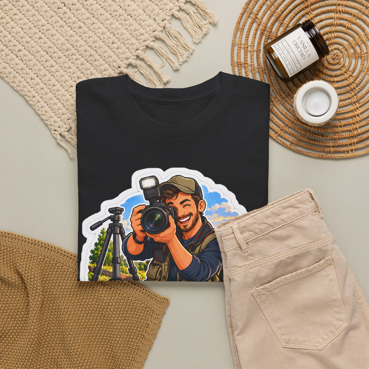 MOMENTEN VANGEN! Unisex T-shirt | De Fotograaf | VlaamseKracht®
