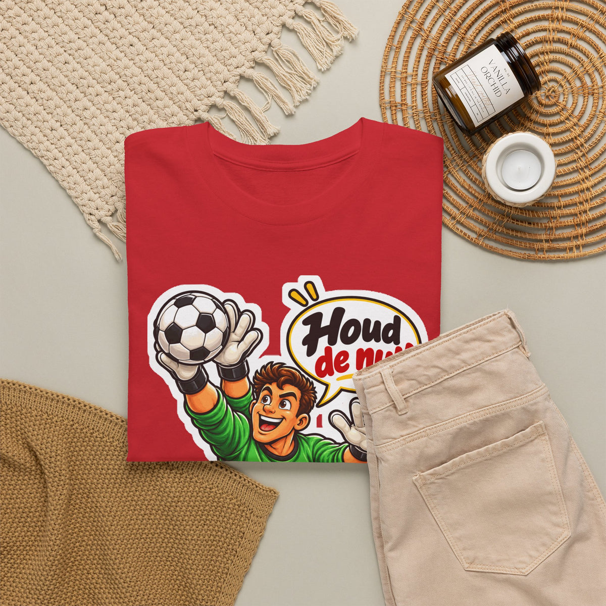 HOUD DE NUL! Unisex T-shirt | Voetbal Supporter | VlaamseKracht®