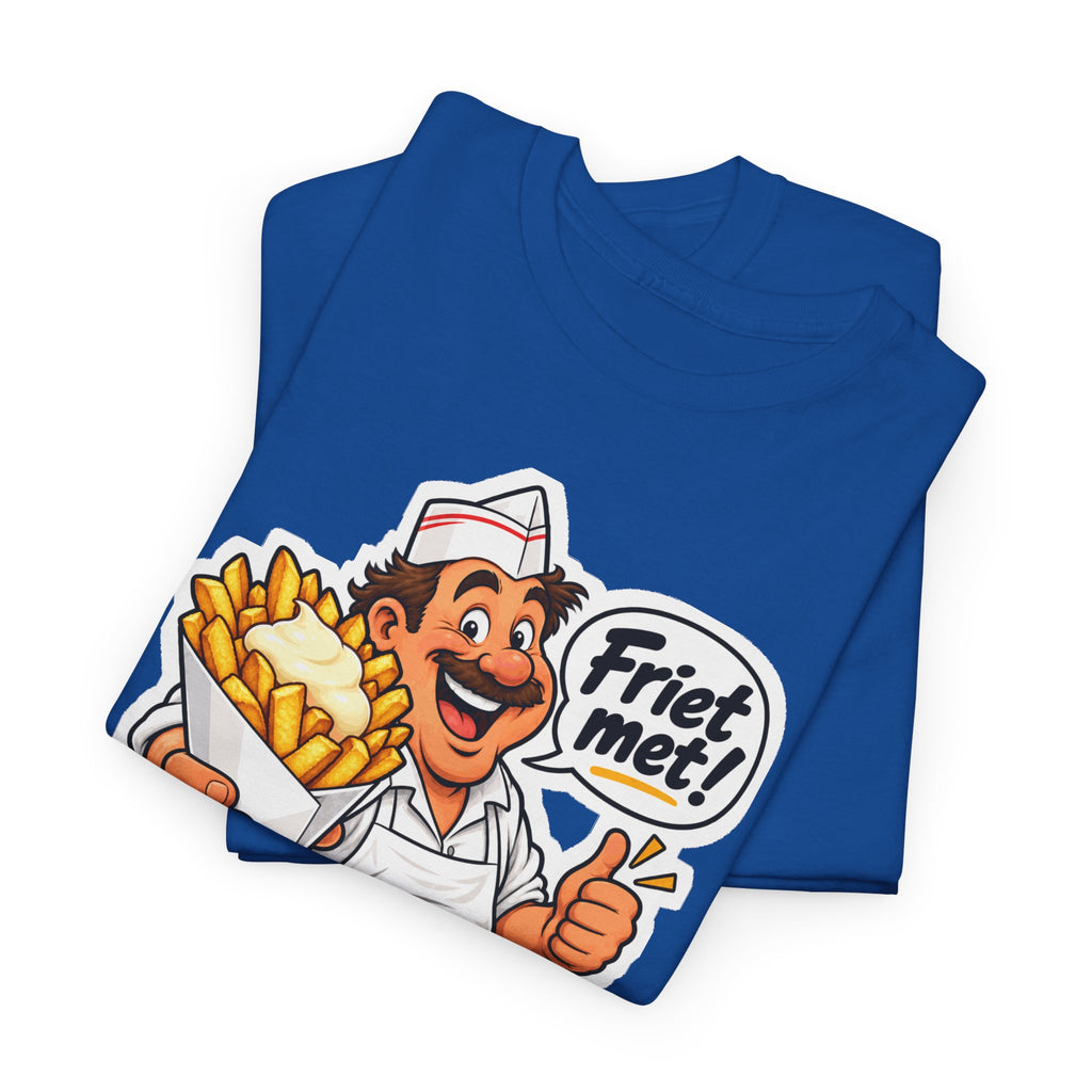 FRIET MET! Unisex T-shirt | Vlaamse Frituur | VlaamseKracht®