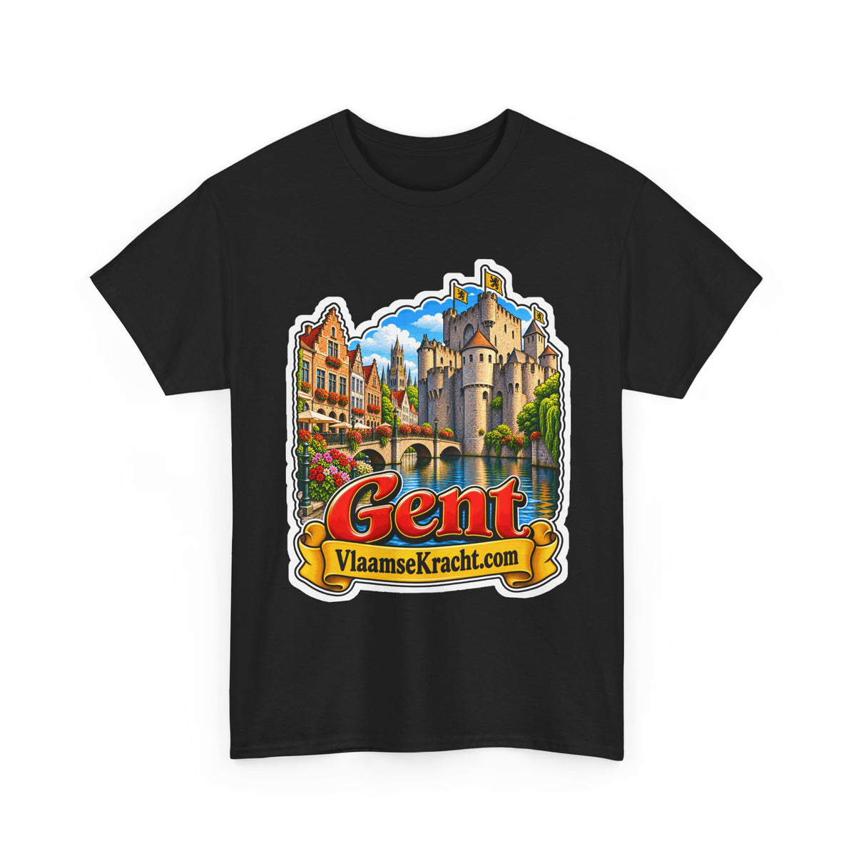 GENT Unisex T-shirt | Vlaamse Stad | VlaamseKracht®