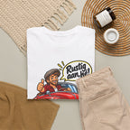 RUSTIG AAN, HÉ! Unisex T-shirt | De Oldtimer | VlaamseKracht®
