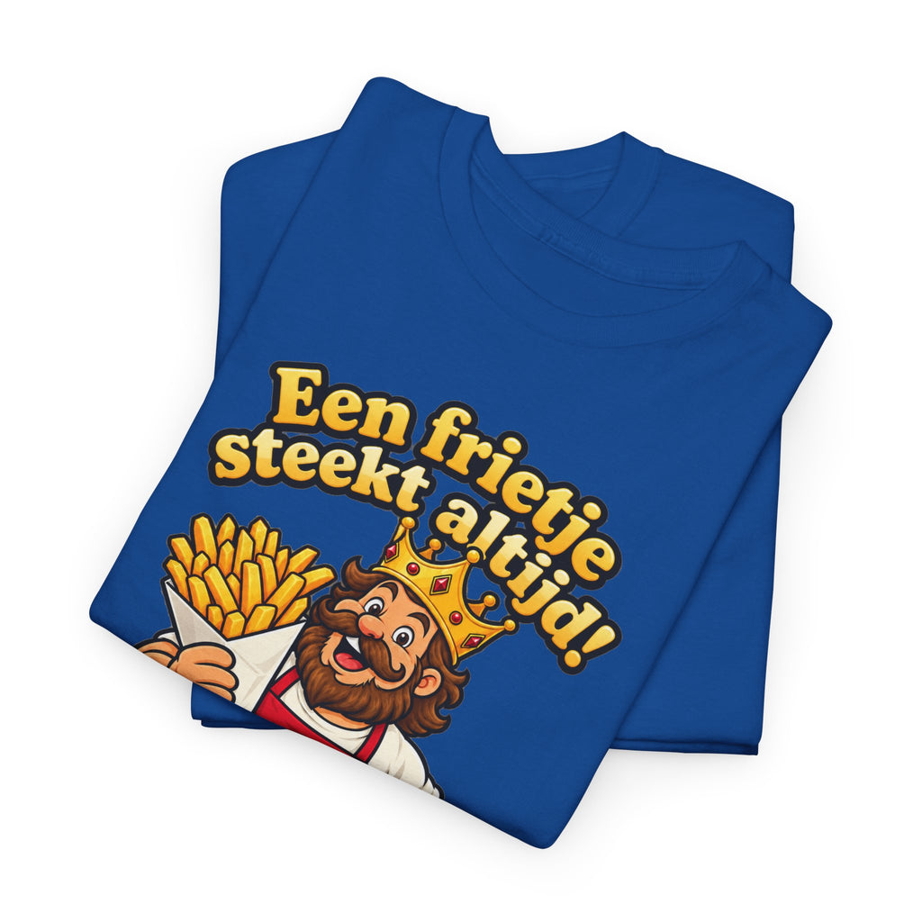 FRIETKONING Unisex T-shirt | Vlaamse Humor | VlaamseKracht®