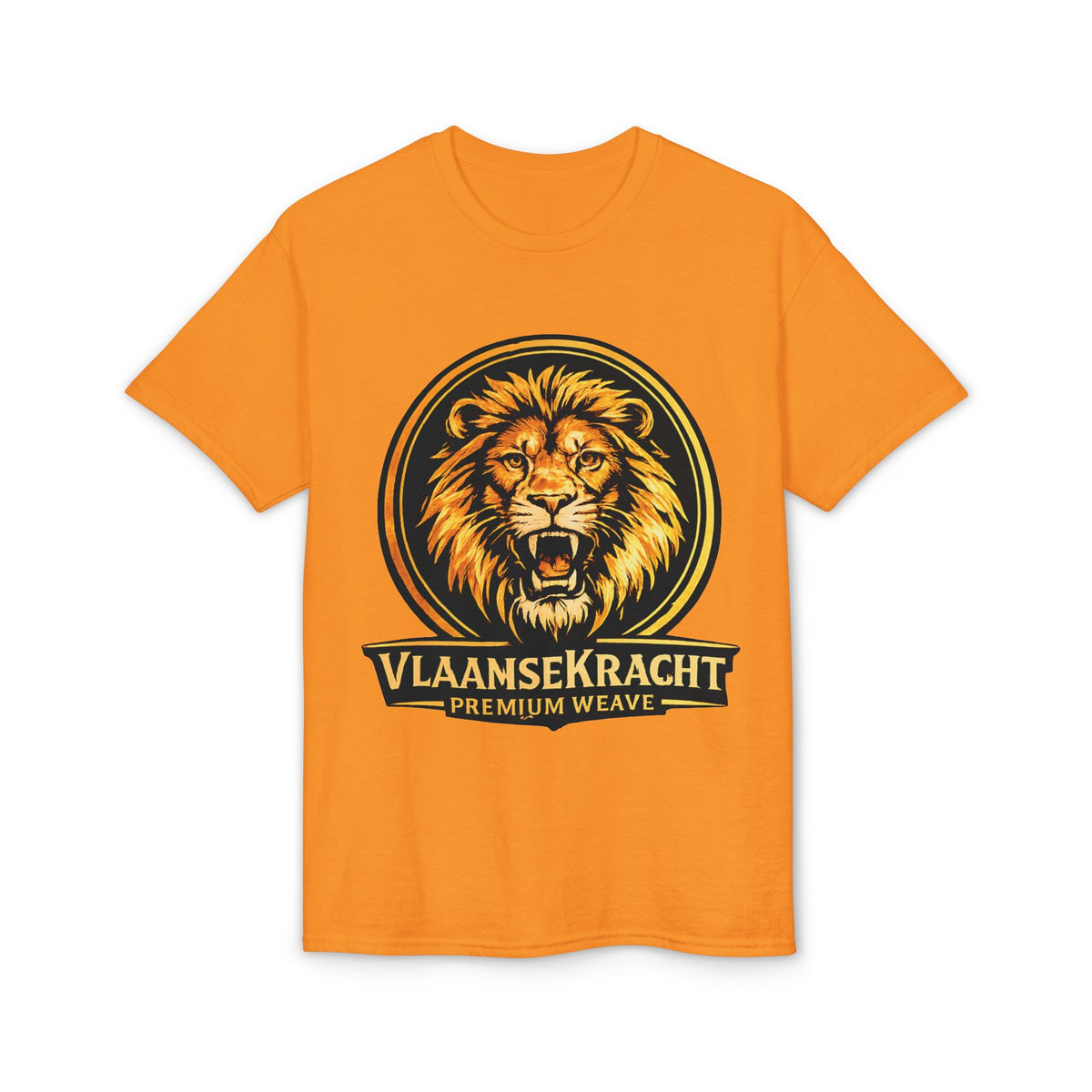 Lion Crest T-Shirt — VlaamseKracht Premium Weave Graphic Tee
