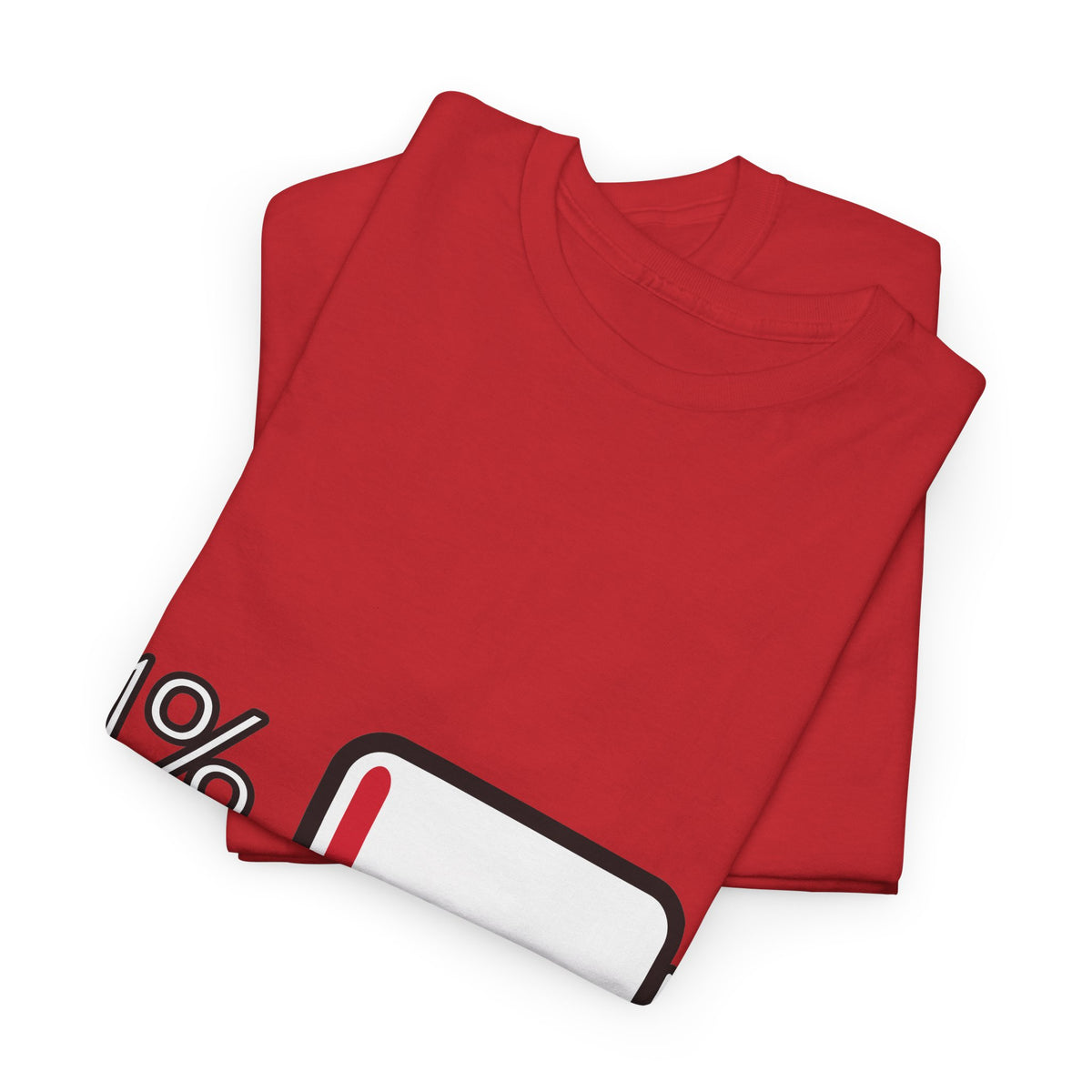 1% Maandag Unisex T-shirt | Vlaamse Humor | VlaamseKracht®