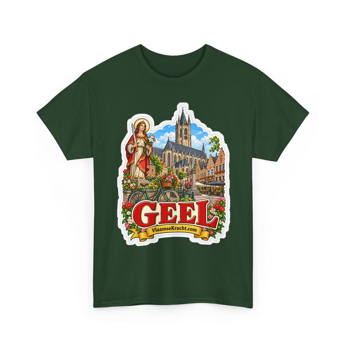 GEEL Unisex T-shirt | Vlaamse Stad | VlaamseKracht®