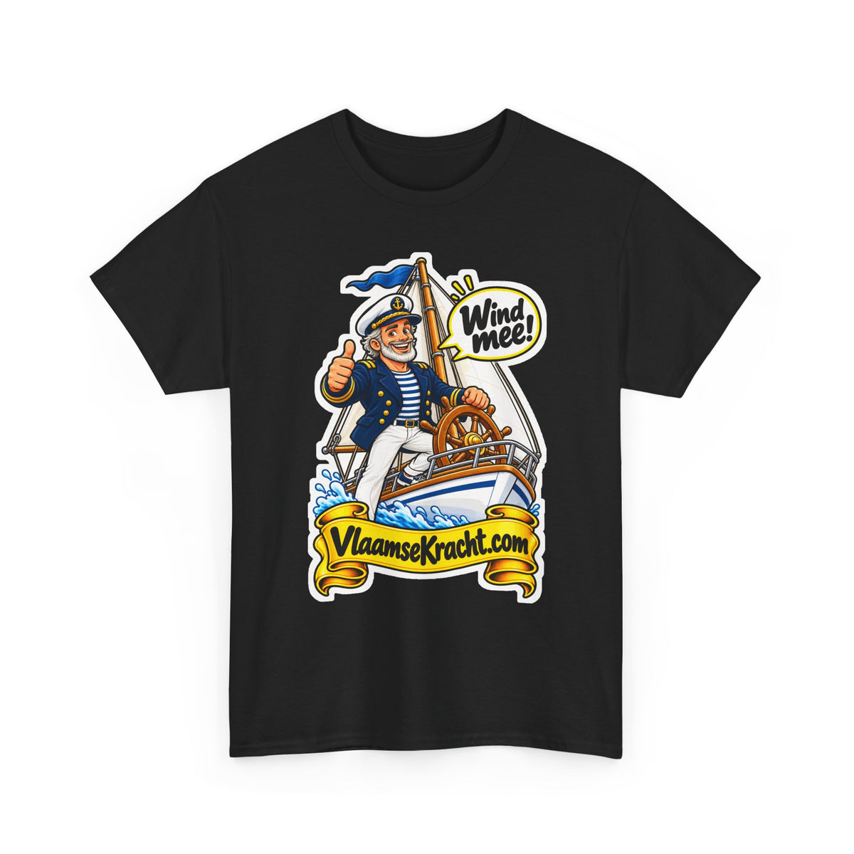 WIND MEE! Unisex T-shirt | De Zeiler | VlaamseKracht®