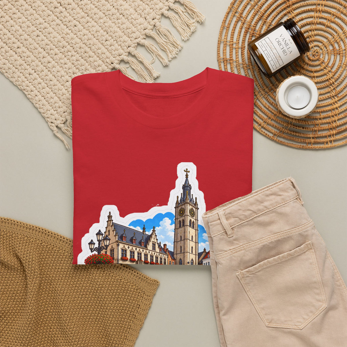 TIELT Unisex T-shirt | Vlaamse Stad | VlaamseKracht®