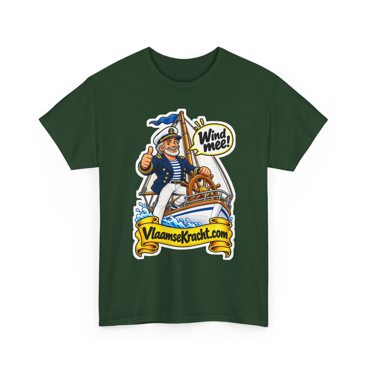 WIND MEE! Unisex T-shirt | De Zeiler | VlaamseKracht®