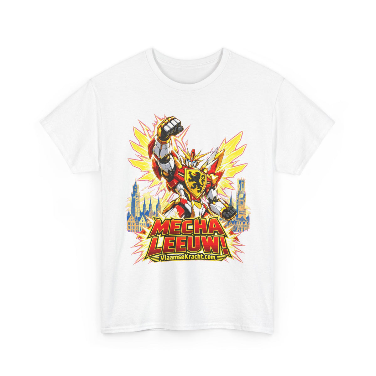 MECHA LEEUW! Unisex T-shirt | Anime | VlaamseKracht®