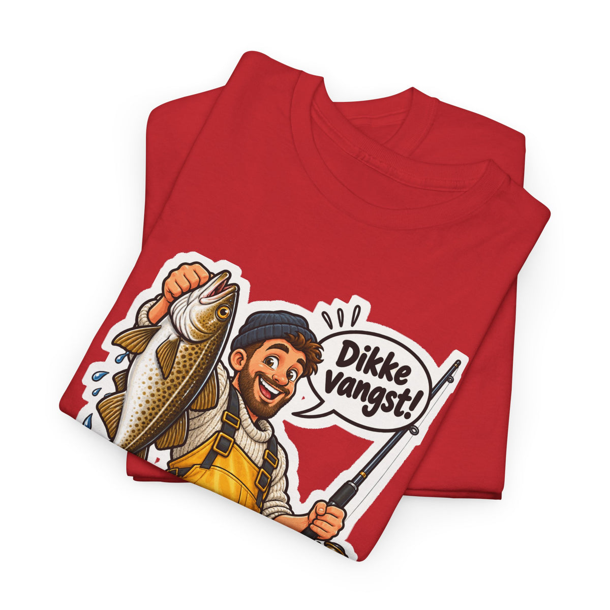 DIKKE VANGST! Unisex T-shirt | De Visser | VlaamseKracht®
