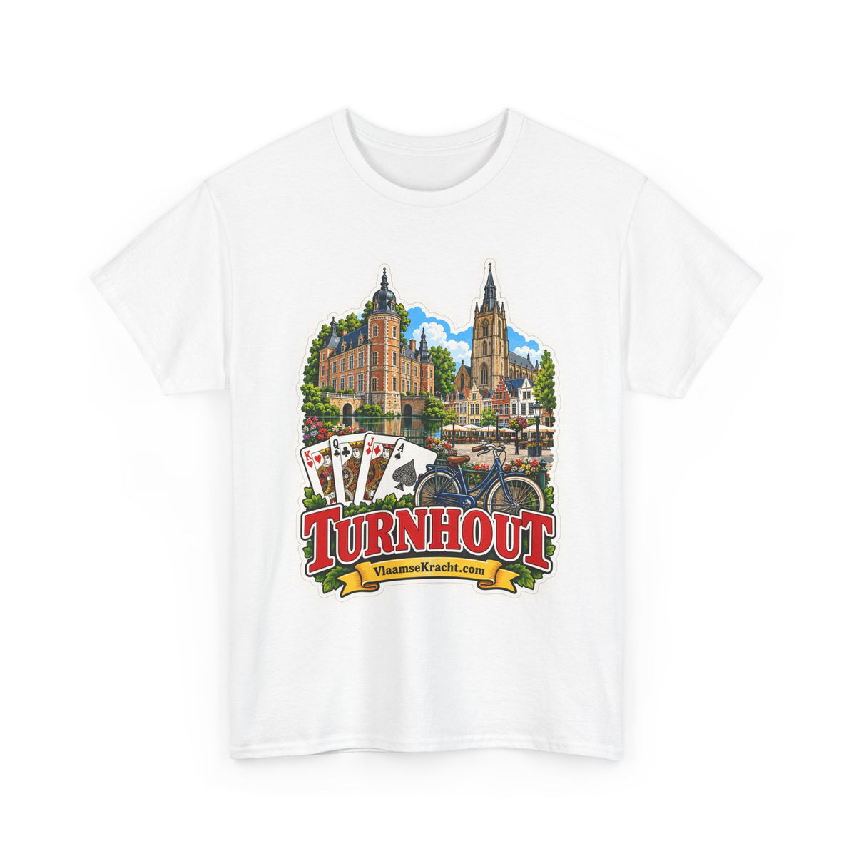 TURNHOUT Unisex T-shirt | Nieuw ontwerp | VlaamseKracht®
