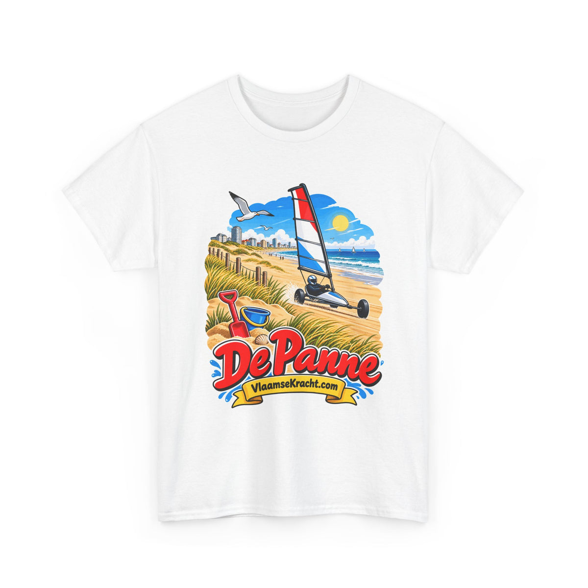 DE PANNE Unisex T-shirt | Vlaamse Stad | VlaamseKracht®